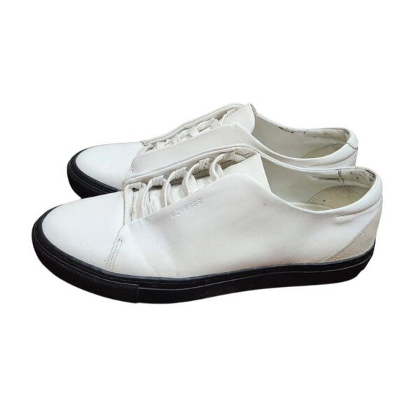 Diverge Mens Cust Leather White Gray Black V17 White Leather w/ Grey minimal low - Picture 7 of 12
